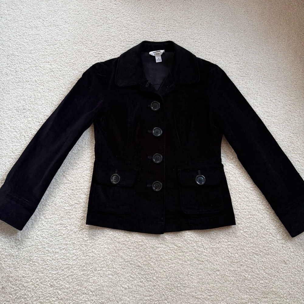 EUC Talbots velvet jacket
